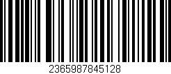 Código de barras (EAN, GTIN, SKU, ISBN): '2365987845128'