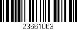 Código de barras (EAN, GTIN, SKU, ISBN): '23661063'