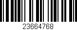 Código de barras (EAN, GTIN, SKU, ISBN): '23664768'