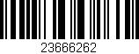 Código de barras (EAN, GTIN, SKU, ISBN): '23666262'