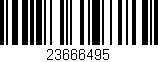 Código de barras (EAN, GTIN, SKU, ISBN): '23666495'