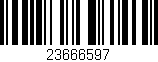 Código de barras (EAN, GTIN, SKU, ISBN): '23666597'