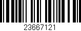 Código de barras (EAN, GTIN, SKU, ISBN): '23667121'
