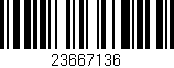 Código de barras (EAN, GTIN, SKU, ISBN): '23667136'