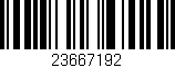 Código de barras (EAN, GTIN, SKU, ISBN): '23667192'