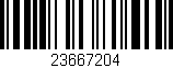 Código de barras (EAN, GTIN, SKU, ISBN): '23667204'