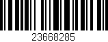 Código de barras (EAN, GTIN, SKU, ISBN): '23668285'
