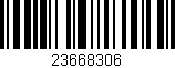 Código de barras (EAN, GTIN, SKU, ISBN): '23668306'