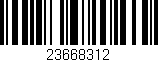 Código de barras (EAN, GTIN, SKU, ISBN): '23668312'