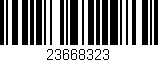 Código de barras (EAN, GTIN, SKU, ISBN): '23668323'