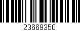 Código de barras (EAN, GTIN, SKU, ISBN): '23669350'