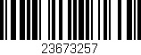 Código de barras (EAN, GTIN, SKU, ISBN): '23673257'