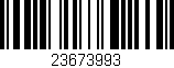 Código de barras (EAN, GTIN, SKU, ISBN): '23673993'