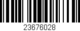 Código de barras (EAN, GTIN, SKU, ISBN): '23676028'