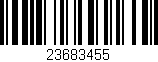 Código de barras (EAN, GTIN, SKU, ISBN): '23683455'