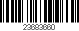 Código de barras (EAN, GTIN, SKU, ISBN): '23683660'