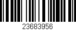 Código de barras (EAN, GTIN, SKU, ISBN): '23683956'