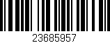 Código de barras (EAN, GTIN, SKU, ISBN): '23685957'