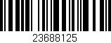 Código de barras (EAN, GTIN, SKU, ISBN): '23688125'