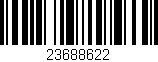 Código de barras (EAN, GTIN, SKU, ISBN): '23688622'