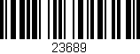 Código de barras (EAN, GTIN, SKU, ISBN): '23689'
