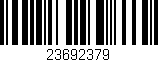 Código de barras (EAN, GTIN, SKU, ISBN): '23692379'