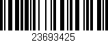 Código de barras (EAN, GTIN, SKU, ISBN): '23693425'