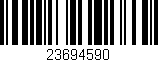 Código de barras (EAN, GTIN, SKU, ISBN): '23694590'