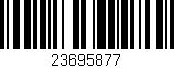 Código de barras (EAN, GTIN, SKU, ISBN): '23695877'