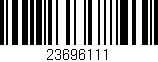 Código de barras (EAN, GTIN, SKU, ISBN): '23696111'