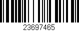 Código de barras (EAN, GTIN, SKU, ISBN): '23697465'