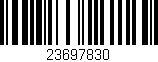 Código de barras (EAN, GTIN, SKU, ISBN): '23697830'