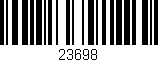 Código de barras (EAN, GTIN, SKU, ISBN): '23698'