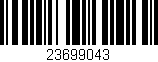 Código de barras (EAN, GTIN, SKU, ISBN): '23699043'