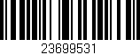 Código de barras (EAN, GTIN, SKU, ISBN): '23699531'