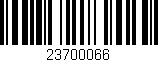Código de barras (EAN, GTIN, SKU, ISBN): '23700066'