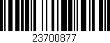 Código de barras (EAN, GTIN, SKU, ISBN): '23700877'