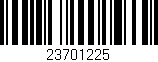 Código de barras (EAN, GTIN, SKU, ISBN): '23701225'