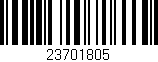 Código de barras (EAN, GTIN, SKU, ISBN): '23701805'