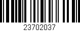 Código de barras (EAN, GTIN, SKU, ISBN): '23702037'