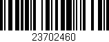 Código de barras (EAN, GTIN, SKU, ISBN): '23702460'