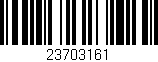 Código de barras (EAN, GTIN, SKU, ISBN): '23703161'