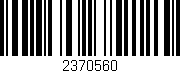 Código de barras (EAN, GTIN, SKU, ISBN): '2370560'