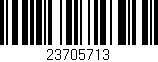Código de barras (EAN, GTIN, SKU, ISBN): '23705713'