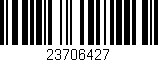 Código de barras (EAN, GTIN, SKU, ISBN): '23706427'
