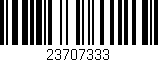 Código de barras (EAN, GTIN, SKU, ISBN): '23707333'