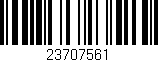 Código de barras (EAN, GTIN, SKU, ISBN): '23707561'