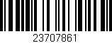 Código de barras (EAN, GTIN, SKU, ISBN): '23707861'