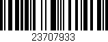 Código de barras (EAN, GTIN, SKU, ISBN): '23707933'