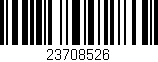 Código de barras (EAN, GTIN, SKU, ISBN): '23708526'